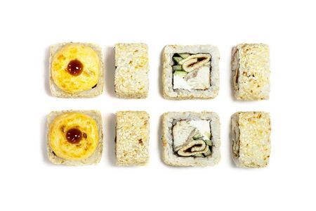 Запечённый ролл Магма с угрём