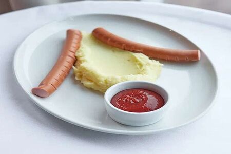 Сосиски с пюре