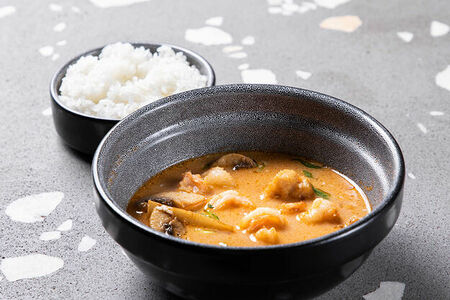 Том Ям с креветками