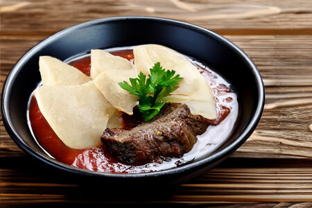 Хинкал аварский со свежим мясом