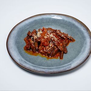 Печень по-корейски