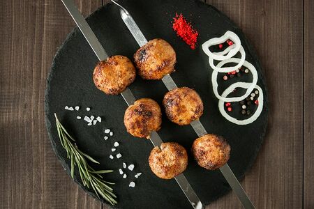 Шампиньоны на углях