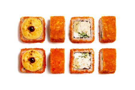 Запечённый ролл Лава с курицей