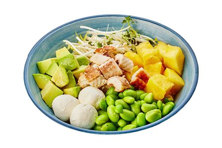 Поке с угрем и манго