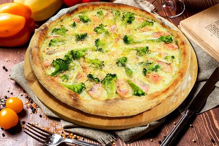 №31 Пицца с лососем и брокколи