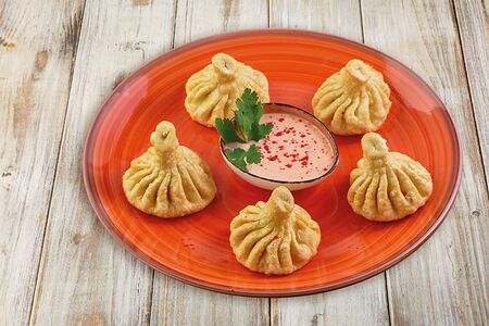 Жареные мини-хинкали