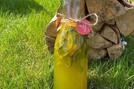 Лимонад яблоко, личи, киви и ананас