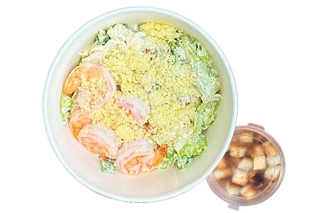 Салат фирменный с креветкой