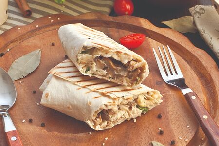 Курица с грибами