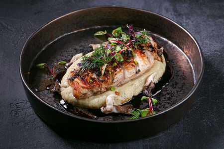 Запеченная куриная грудка