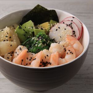 Поке с креветками