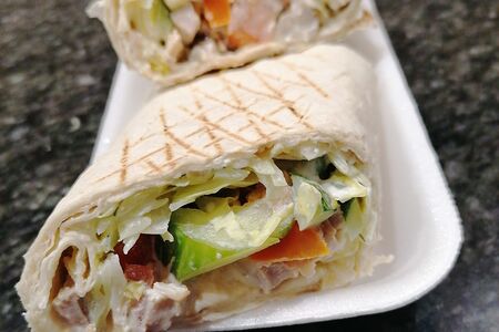 Шаурма на углях