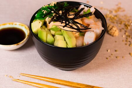 Поке с креветкой