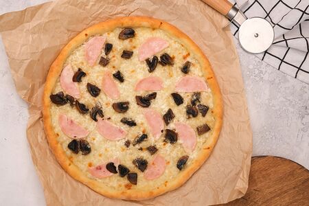 Ветчина и грибы