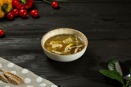 Суп Абвгдейка с домашней курочкой