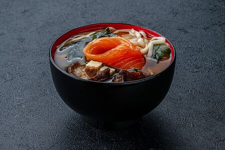 Мисо суп с лососем