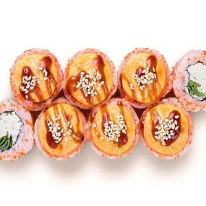 Запечённый ролл с крабом