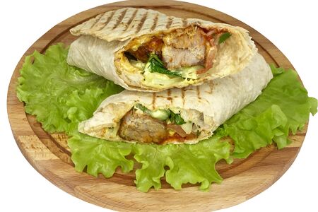 Шашлык из баранины в лаваше