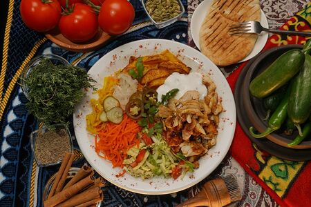 Шаверма На тарелке