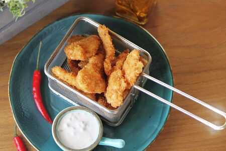 Наггетсы с соусом тартар