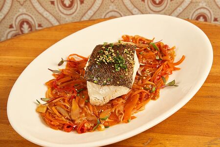 Палтус из печи