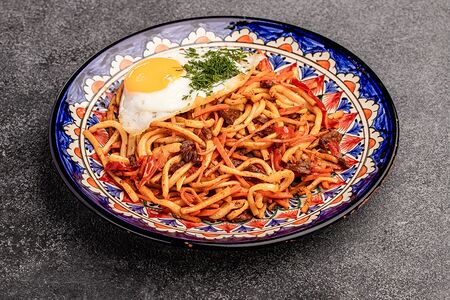 Жареный лагман