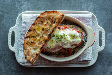 Лазанья Melanzana со страчателлой