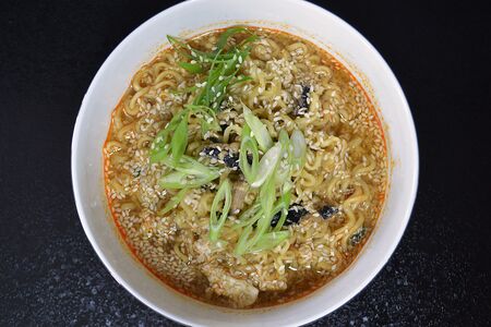 Рамён с грибами