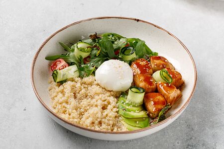 Боул с курицей терияки