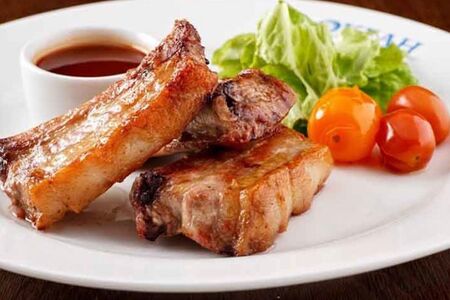 Шашлык из cвинoго ребра