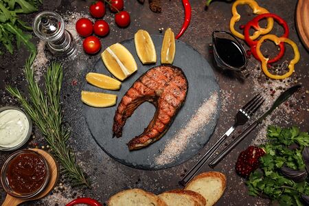 Стейк из форели