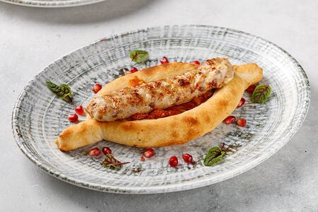 Хачапури с куриным люля