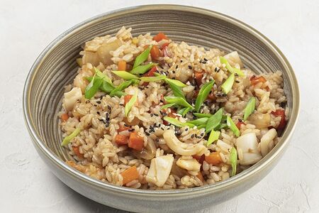 Рис с морепродуктами