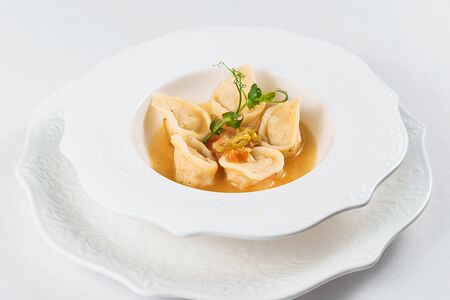 Тортеллини, креветка