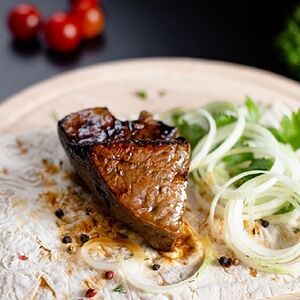 Шашлык из печени