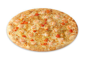 Сливочная с креветками на тонком тесте