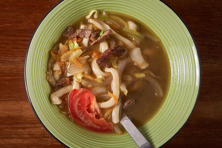Суп китайского шахтера с говядиной