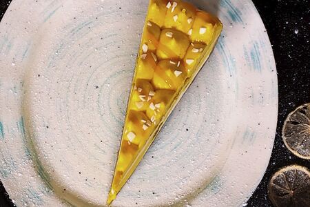 Чизкейк Манго-маракуйя