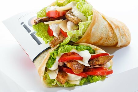 Блин Цезарь с курицей