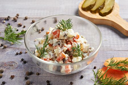 Салат Оливье Халяль