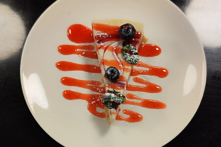 Чизкейк с малиной 100гр