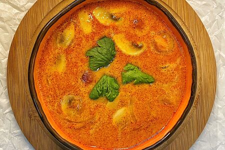 Суп Том ям с креветками