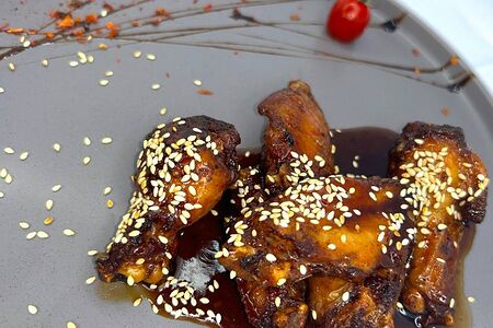 Крылышки в соусе сладкий чили