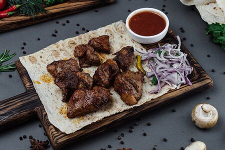 Шашлык из бараньей мякоти