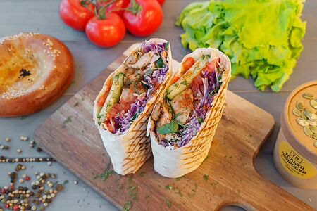 Шаурма домашняя с картошечкой