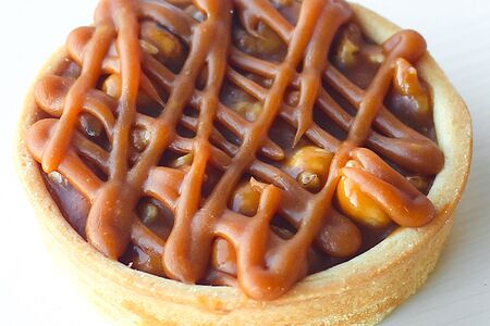 Тарталетка карамельно-ореховая