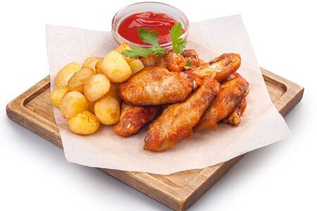 Крылышки жареные