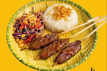 Шашлычки из говяжьего и cвинoго фарша