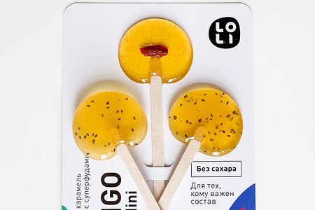 Набор трех мини-леденцов без сахара