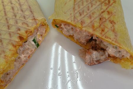 Большая шаурма с курицей